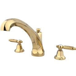 Kingston Brass Georgian 3-Hole Roman Tub Filler