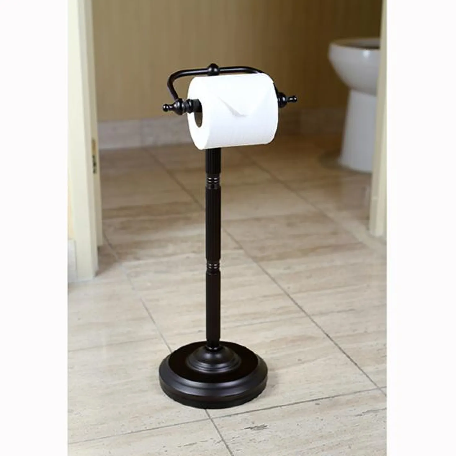 Kingston Brass Georgian Pedestal Toilet Paper Holder
