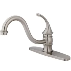 Kingston Brass Georgian Single Handle 8" Kitchen Faucet without Sprayer