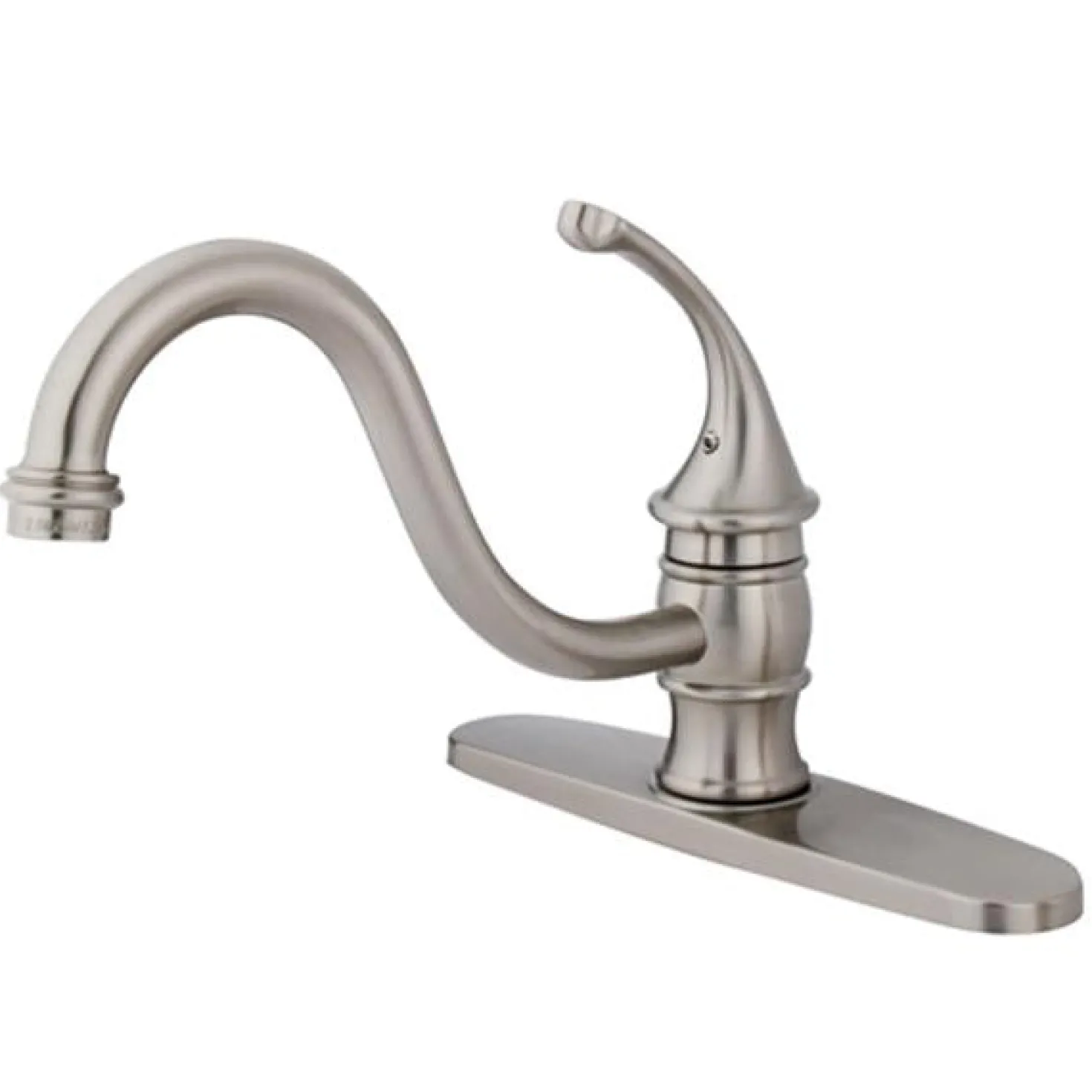 Kingston Brass Georgian Single Handle 8" Kitchen Faucet without Sprayer