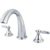 Kingston Brass Georgian Three-Hole Roman Tub Filler