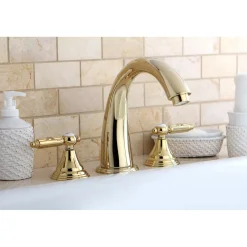 Kingston Brass Georgian Three-Hole Roman Tub Filler