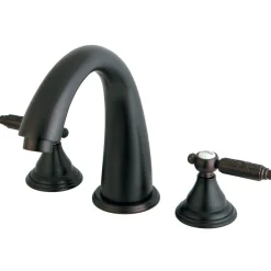 Kingston Brass Georgian Three-Hole Roman Tub Filler