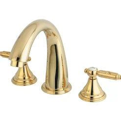 Kingston Brass Georgian Three-Hole Roman Tub Filler
