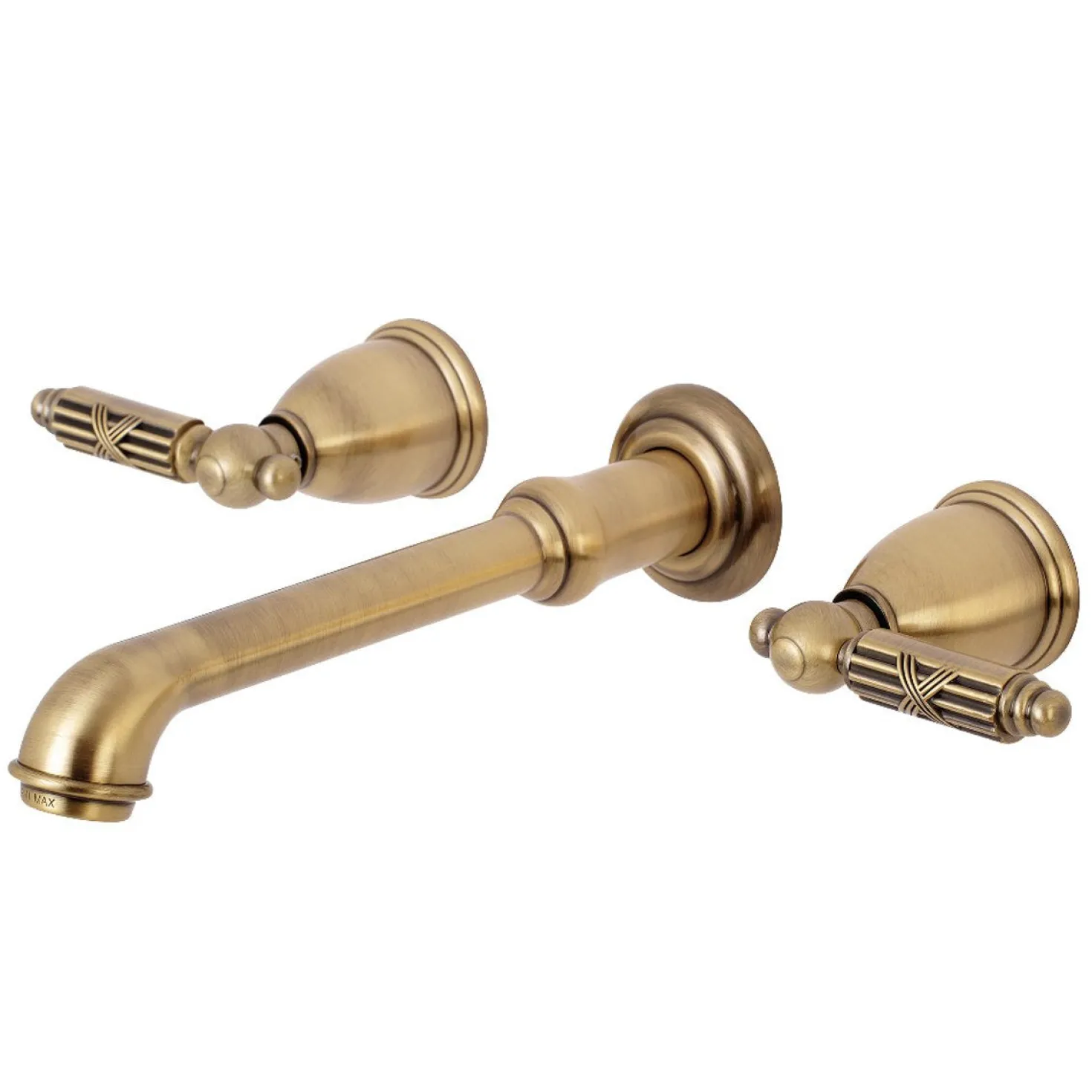 Kingston Brass Georgian Two-Handle Wall Mount Bathroom Faucet