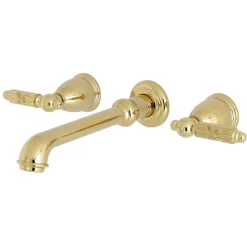 Kingston Brass Georgian Two-Handle Wall Mount Bathroom Faucet