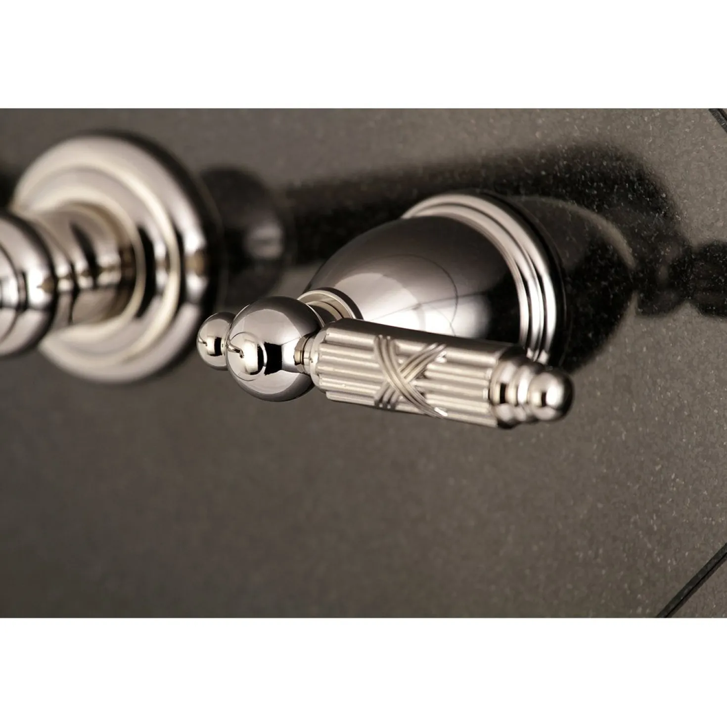 Kingston Brass Georgian Two-Handle Wall Mount Bathroom Faucet