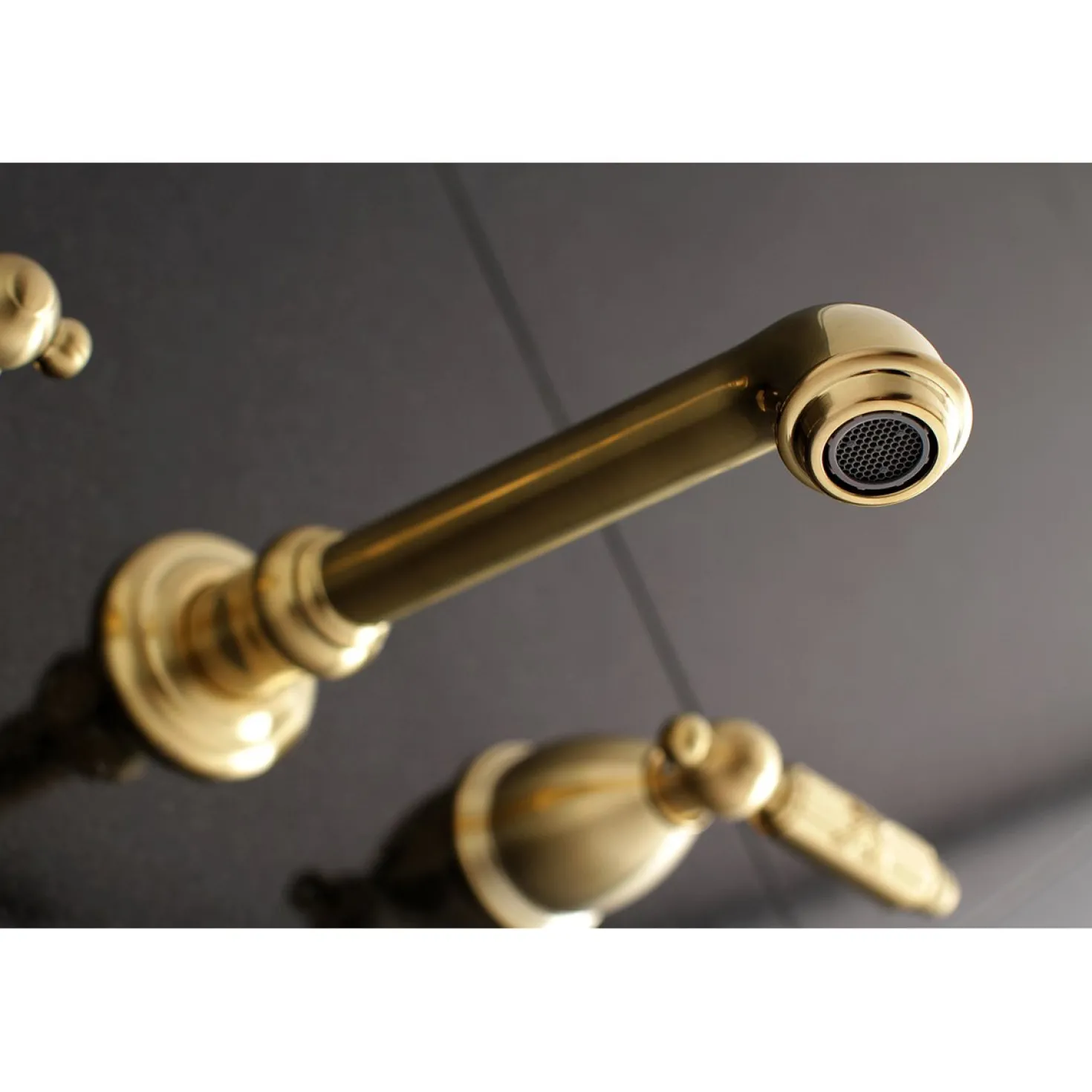 Kingston Brass Georgian Two-Handle Wall Mount Bathroom Faucet