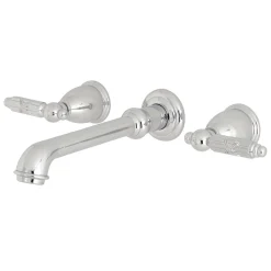 Kingston Brass Georgian Two-Handle Wall Mount Bathroom Faucet