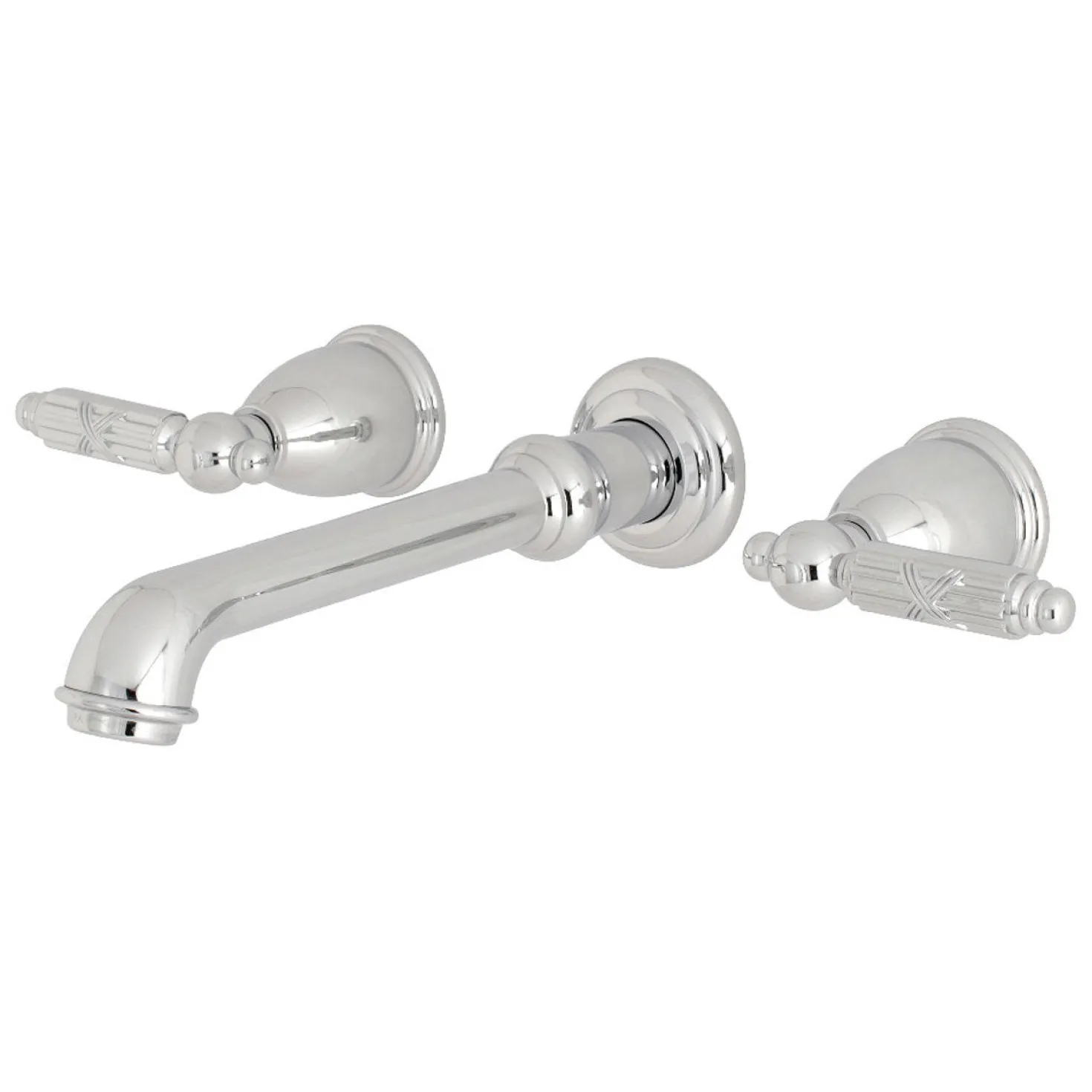 Kingston Brass Georgian Two-Handle Wall Mount Bathroom Faucet