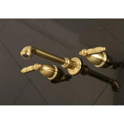 Kingston Brass Georgian Two-Handle Wall Mount Bathroom Faucet