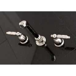 Kingston Brass Georgian Two-Handle Wall Mount Bathroom Faucet