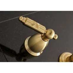 Kingston Brass Georgian Two-Handle Wall Mount Bathroom Faucet