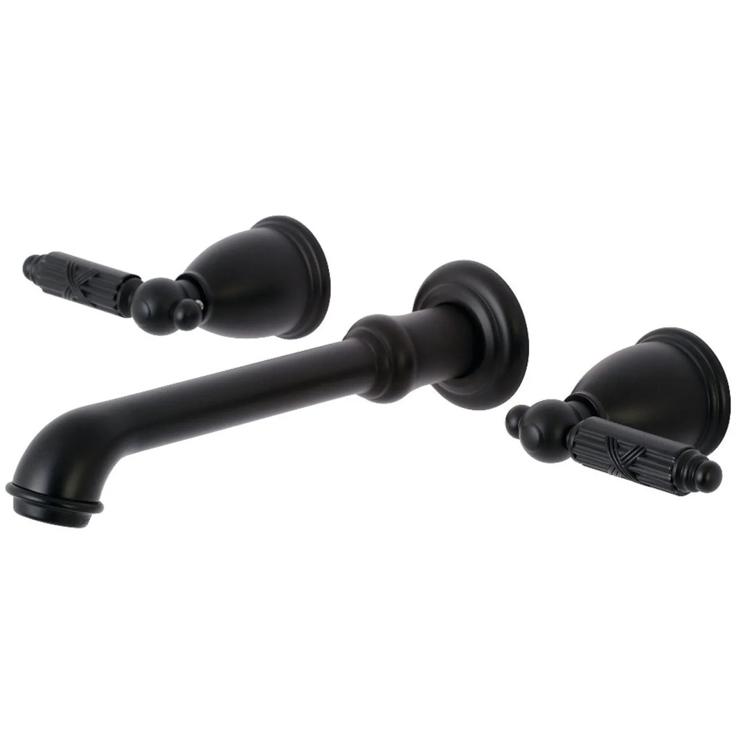Kingston Brass Georgian Two-Handle Wall Mount Bathroom Faucet