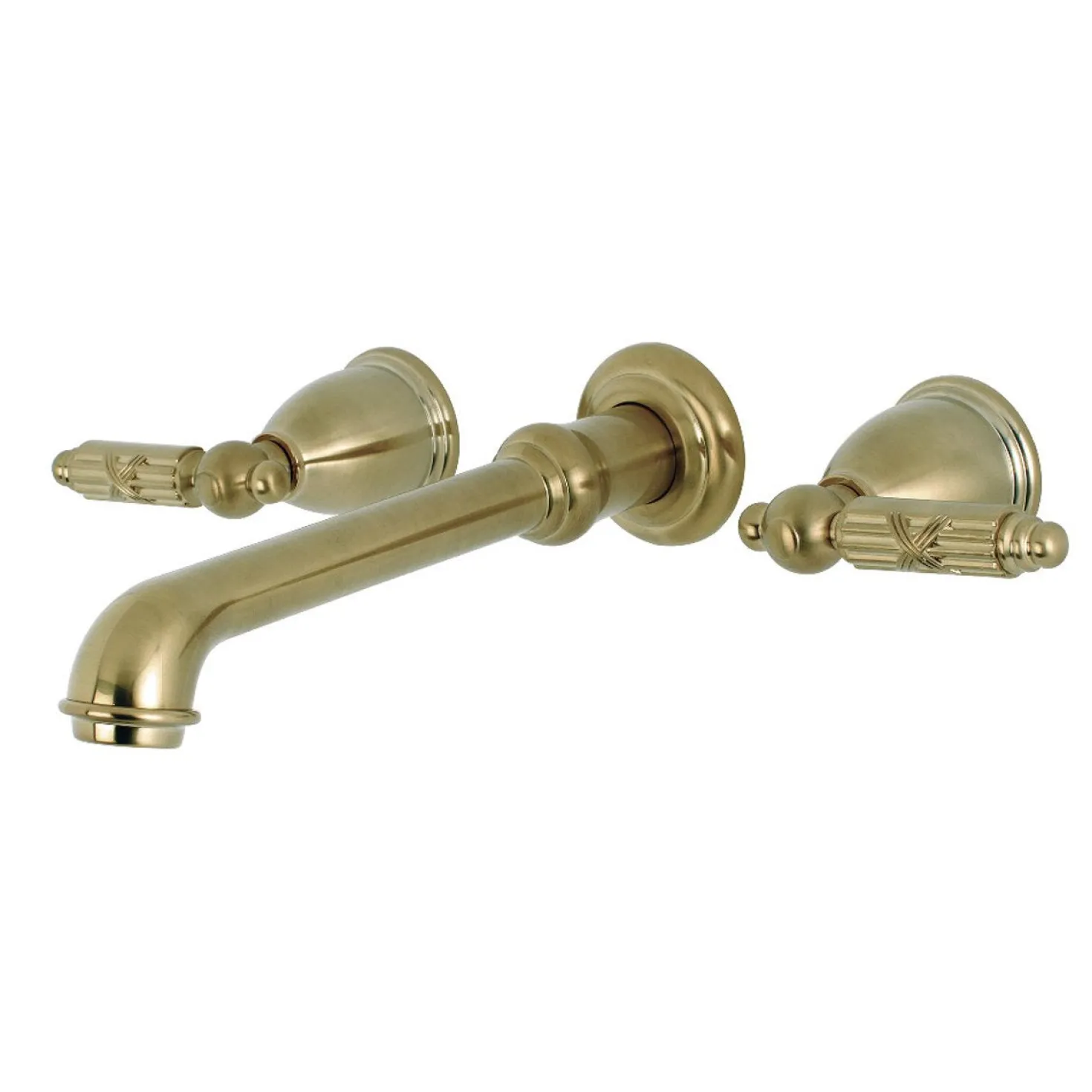 Kingston Brass Georgian Two-Handle Wall Mount Bathroom Faucet
