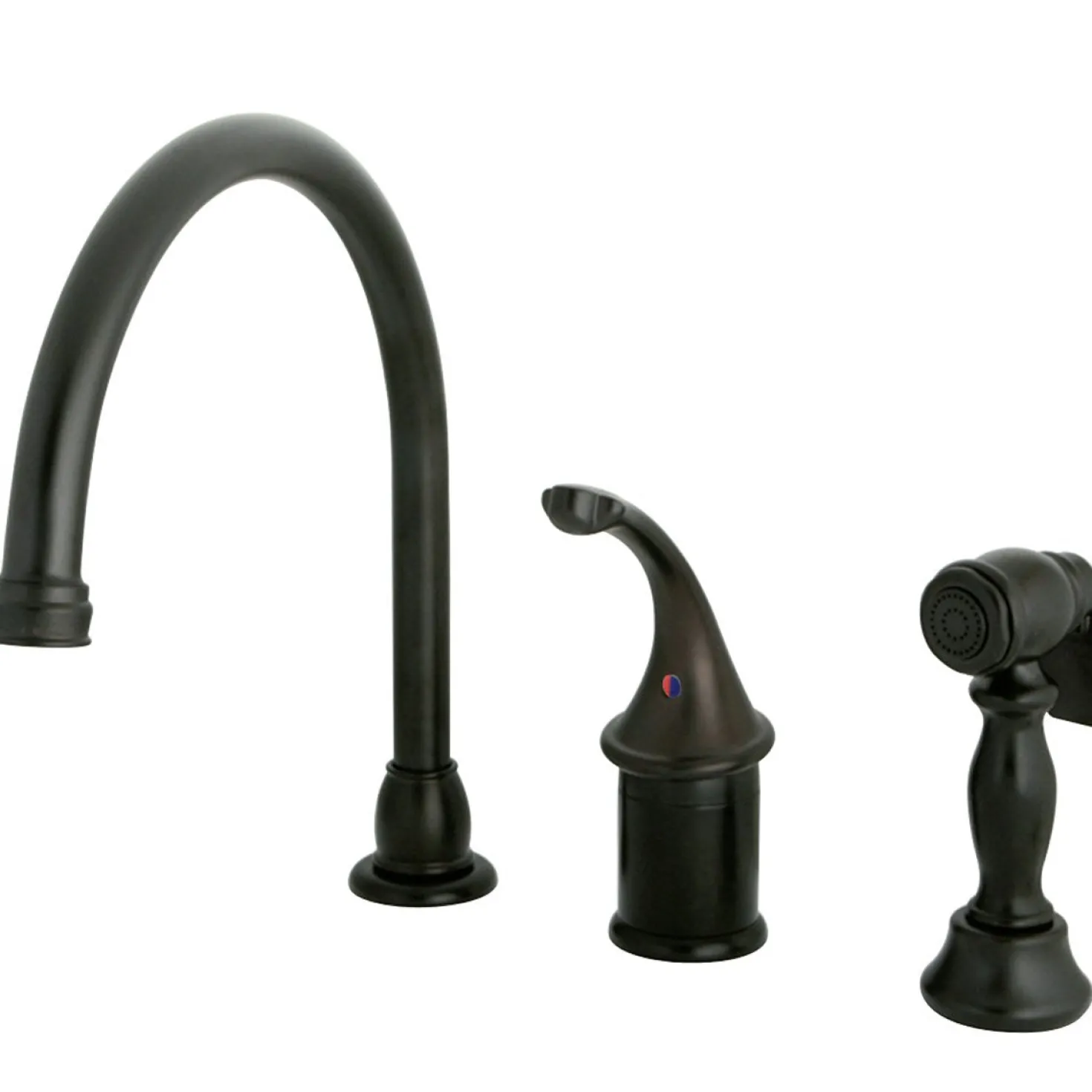 Kingston Brass Georgian Widespread Kitchen Faucet