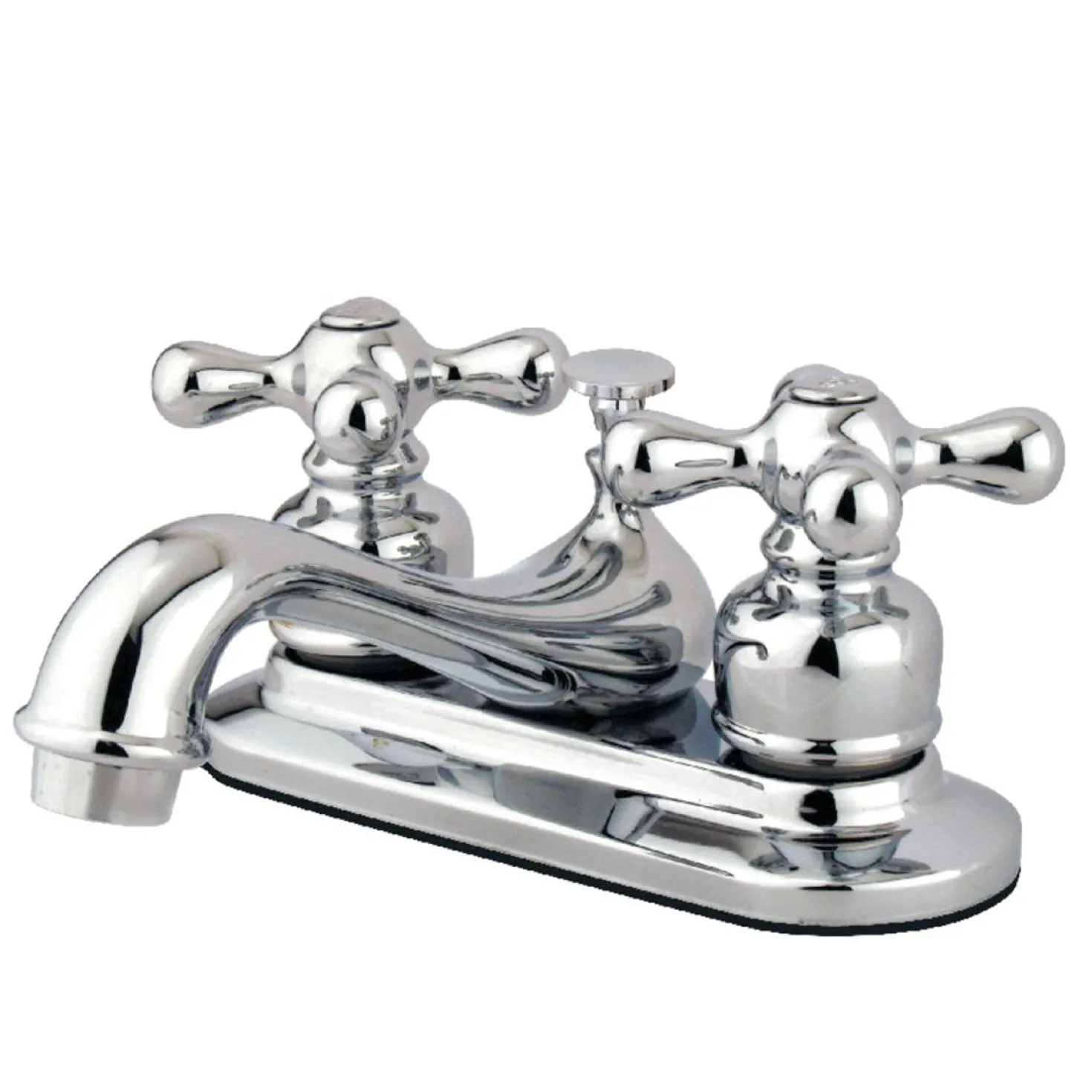 Kingston Brass GKB601AXB 4-Inch Centerset Bathroom Faucet in Polished Chrome