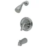 Kingston Brass GKB531LT Water Saving Chatham Tub and Shower Trim in Chrome
