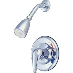 Kingston Brass GKB651SO Water Saving Chatham Shower Only Faucet with 1.5GPM Shower Head and Single Lever Handle in Chrome