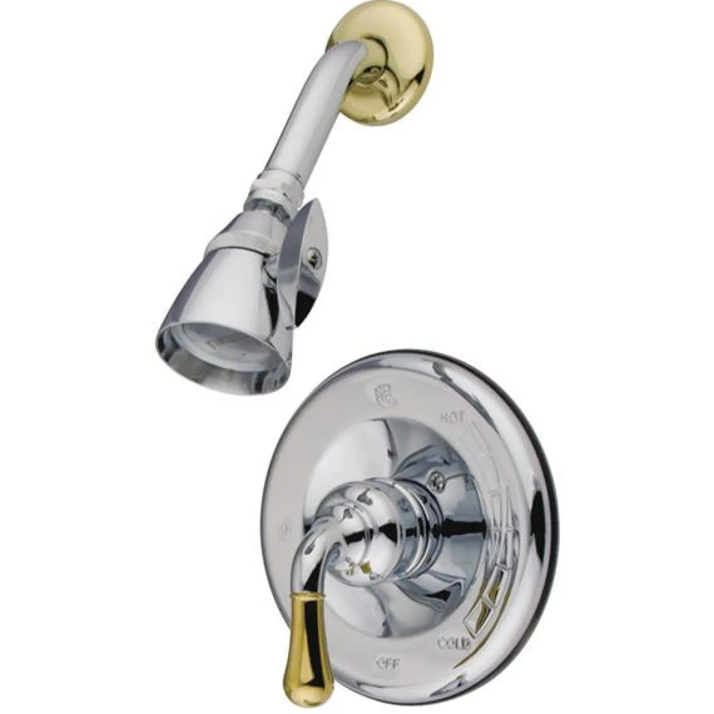 Kingston Brass GKB1634SO Water Saving Magellan Single Handle Tub and Shower Faucet-Shower Only