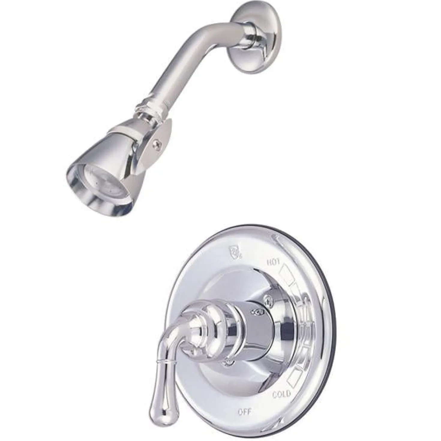Kingston Brass GKB1631TSO Water Saving Magellan Single Handle Tub and Shower Faucet-Shower Only Trim in Chrome