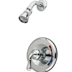 Kingston Brass GKB631TSO Water Saving Magellan Shower Combination with 1.5GPM Water Savings Showerhead-Trim Only in Chrome