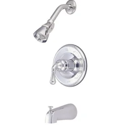 Kingston Brass GKB1631T Water Saving Magellan Single Handle and Tub and Shower Faucet-Trim Only in Chrome