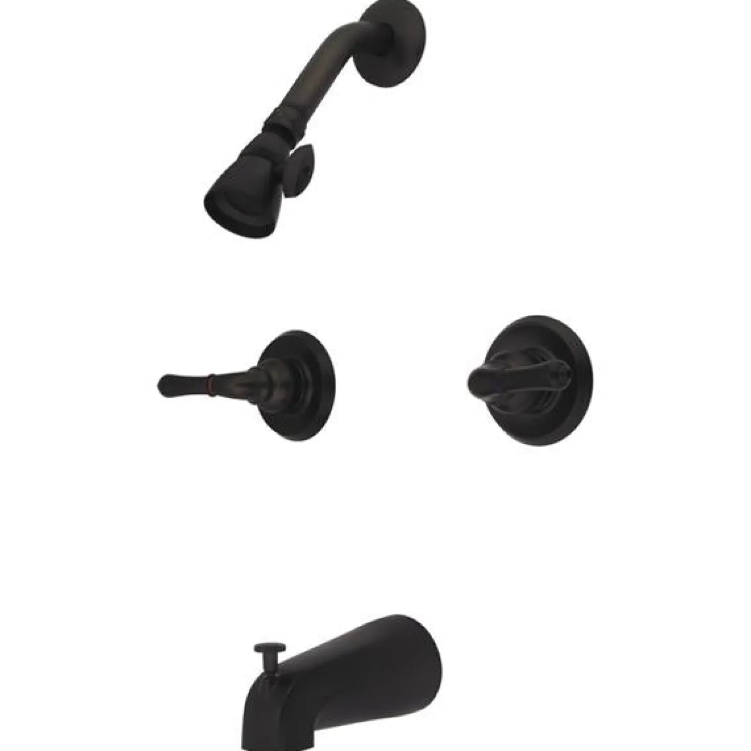 Kingston Brass GKB245 Water Saving Magellan 2-Handle Tub and Shower Faucet in Oil Rubbed Bronze with Water Savings Showerhead