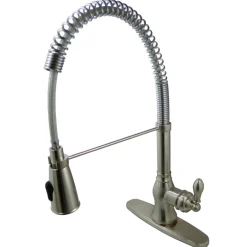 Kingston Brass Gourmetier American Classic Single-Handle Pre-Rinse Kitchen Faucet