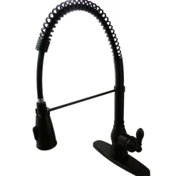 Kingston Brass Gourmetier American Classic Single-Handle Pre-Rinse Kitchen Faucet