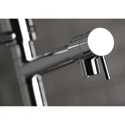 Kingston Brass Gourmetier Continental Single Hole Single-Handle Pre-Rinse Kitchen Faucet