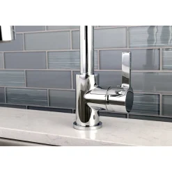 Kingston Brass Gourmetier Continental Single-Hole Single-Handle Pre-Rinse Kitchen Faucet