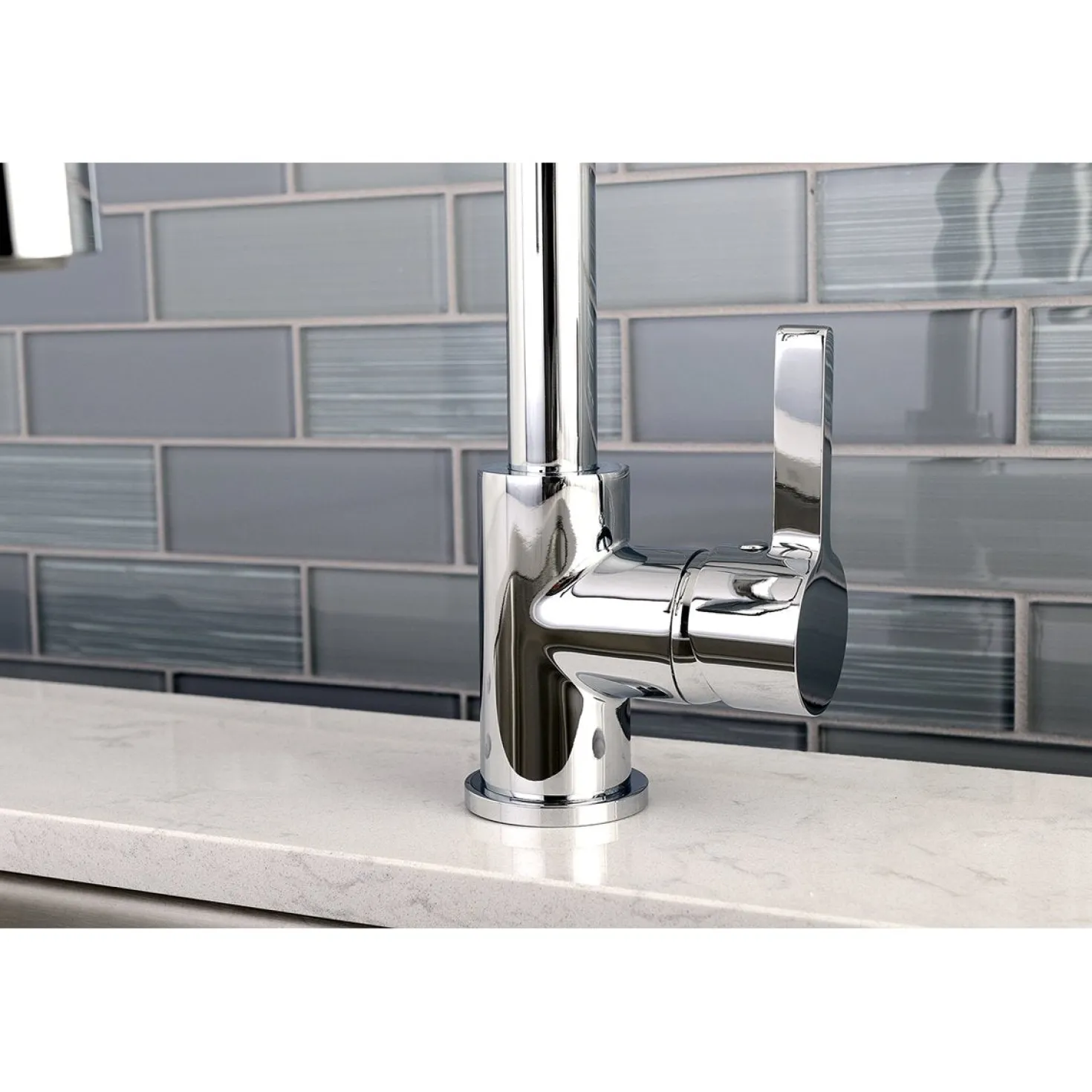 Kingston Brass Gourmetier Continental Single-Hole Single-Handle Pre-Rinse Kitchen Faucet