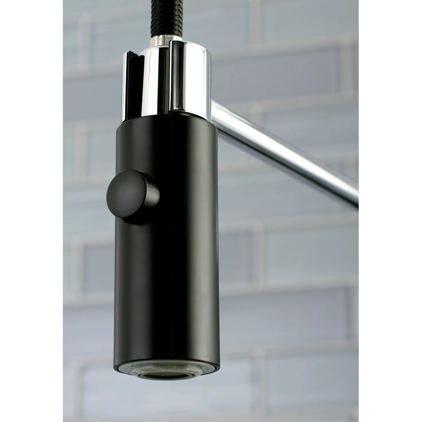 Kingston Brass Gourmetier Continental Single-Hole Single-Handle Pre-Rinse Kitchen Faucet