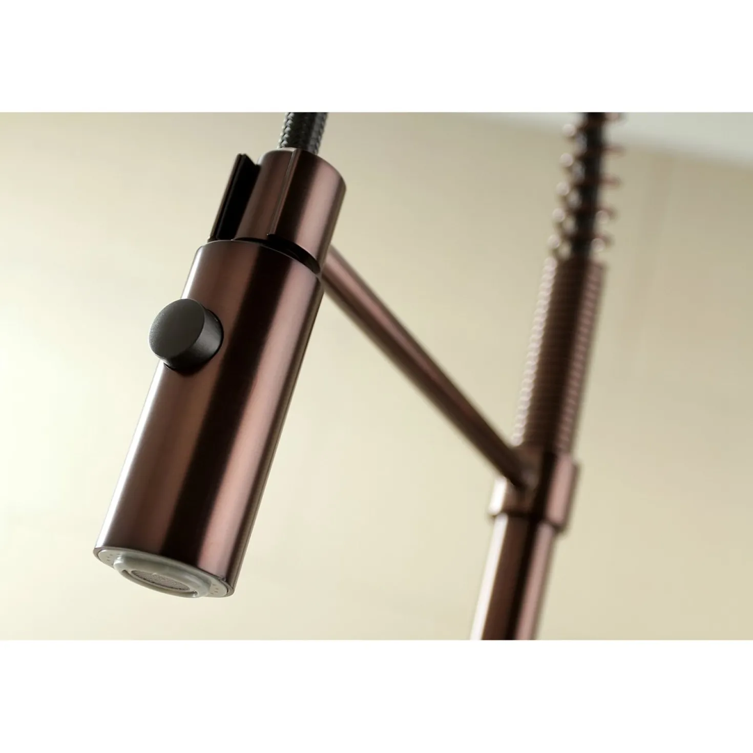 Kingston Brass Gourmetier Continental Single-Hole Single-Handle Pre-Rinse Kitchen Faucet