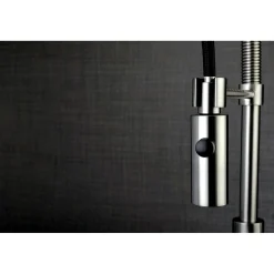 Kingston Brass Gourmetier Continental Single-Hole Single-Handle Pre-Rinse Kitchen Faucet