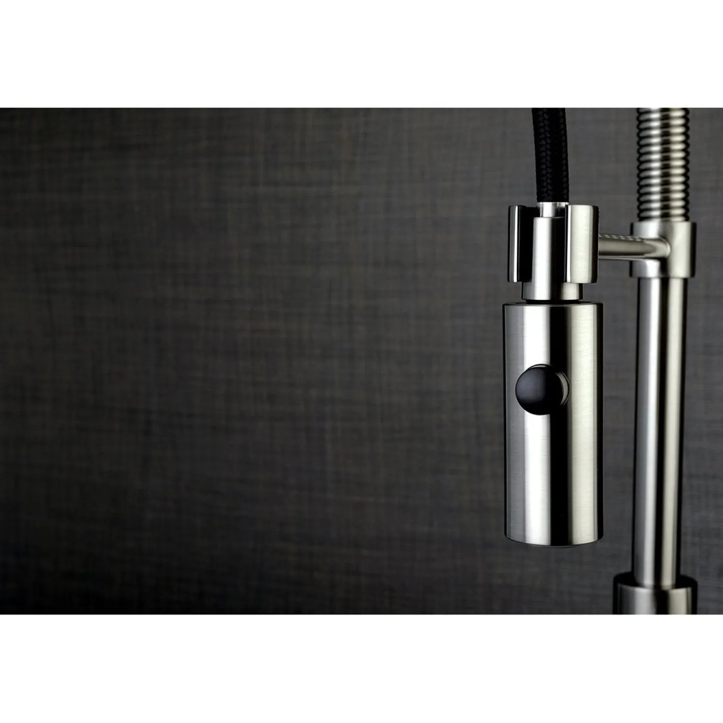 Kingston Brass Gourmetier Continental Single-Hole Single-Handle Pre-Rinse Kitchen Faucet