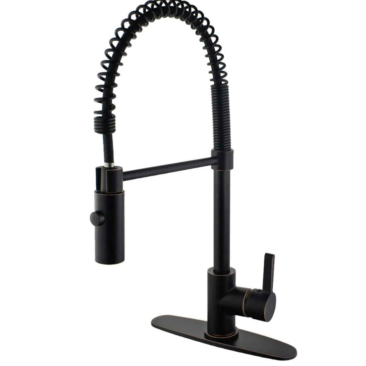 Kingston Brass Gourmetier Continental Single-Hole Single-Handle Pre-Rinse Kitchen Faucet