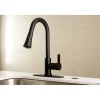 Kingston Brass Gourmetier Continental Deck Mount Single-Handle Pull-Down Kitchen Faucet