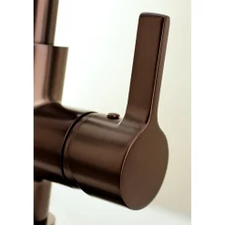 Kingston Brass Gourmetier Continental Deck Mount Single-Handle Pull-Down Kitchen Faucet