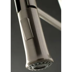 Kingston Brass Gourmetier Continental Single-Handle Pull-Down Kitchen Faucet