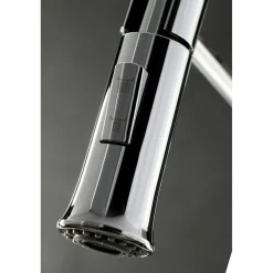 Kingston Brass Gourmetier Continental Single-Handle Pull-Down Kitchen Faucet