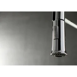 Kingston Brass Gourmetier Continental Single-Handle Pull-Down Kitchen Faucet
