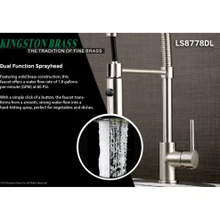 Kingston Brass Gourmetier Concord Pre-Rinse Kitchen Faucet