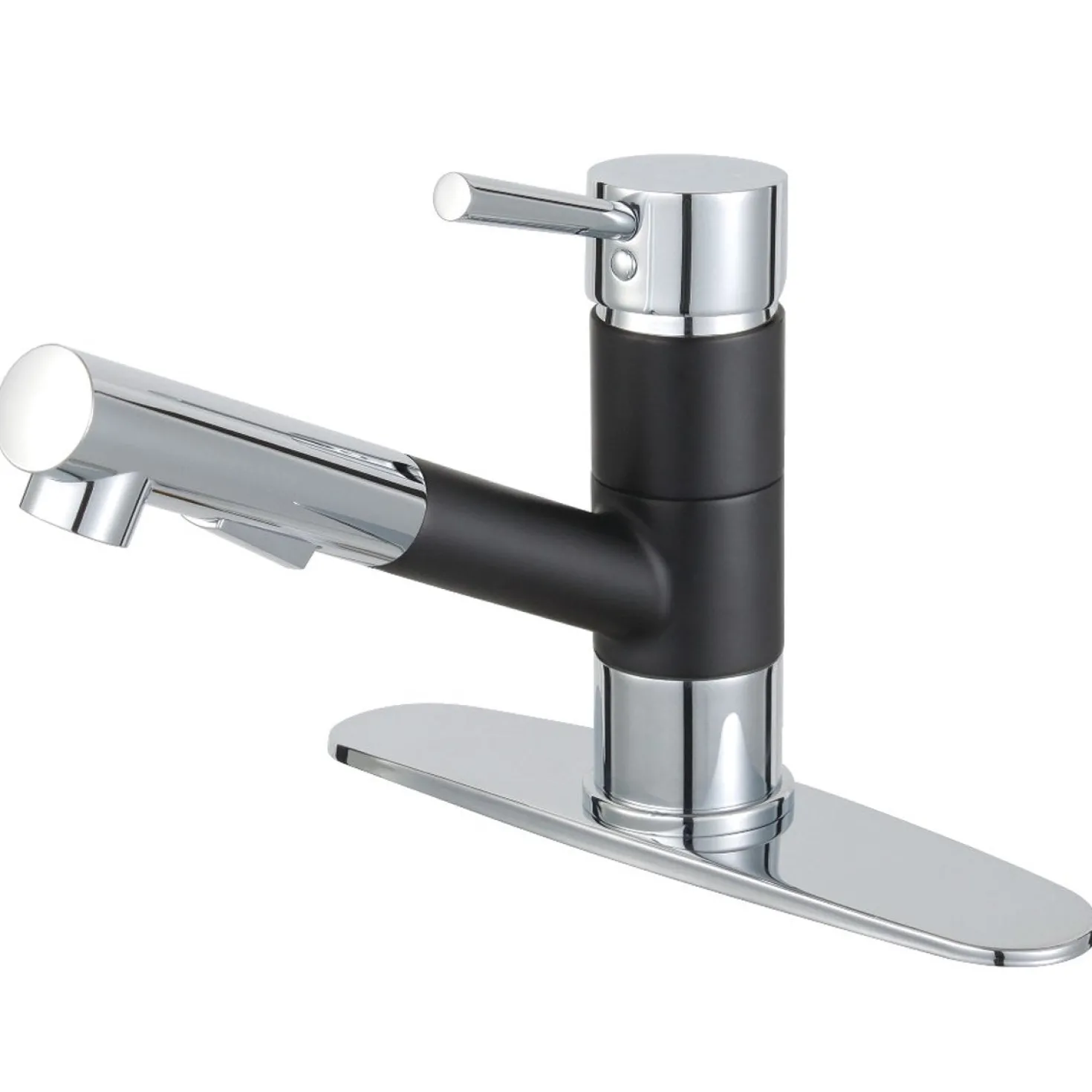 Kingston Brass Gourmetier Concord Single-Handle Pull-Out Kitchen Faucet