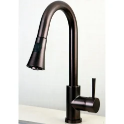 Kingston Brass Gourmetier Concord Deck Mount Single-Handle Pull-Down Kitchen Faucet