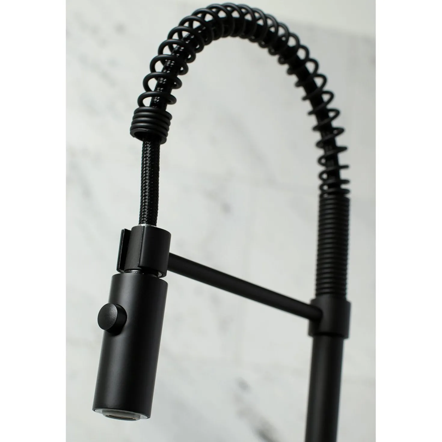 Kingston Brass Gourmetier Kaiser Deck Mount Single-Handle Pull-Down Kitchen Faucet