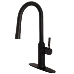 Kingston Brass Gourmetier Kaiser Single-Handle Pull-Down Kitchen Faucet