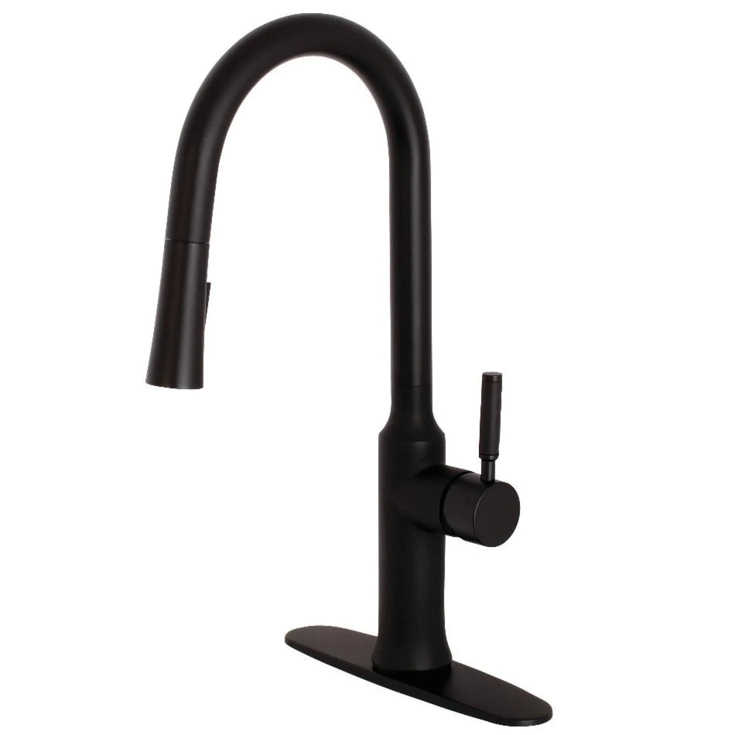 Kingston Brass Gourmetier Kaiser Single-Handle Pull-Down Kitchen Faucet