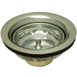 Kingston Brass Gourmetier Made to Match K111 Stainless Steel Kitchen Sink Waste Basket in Satin Nickel